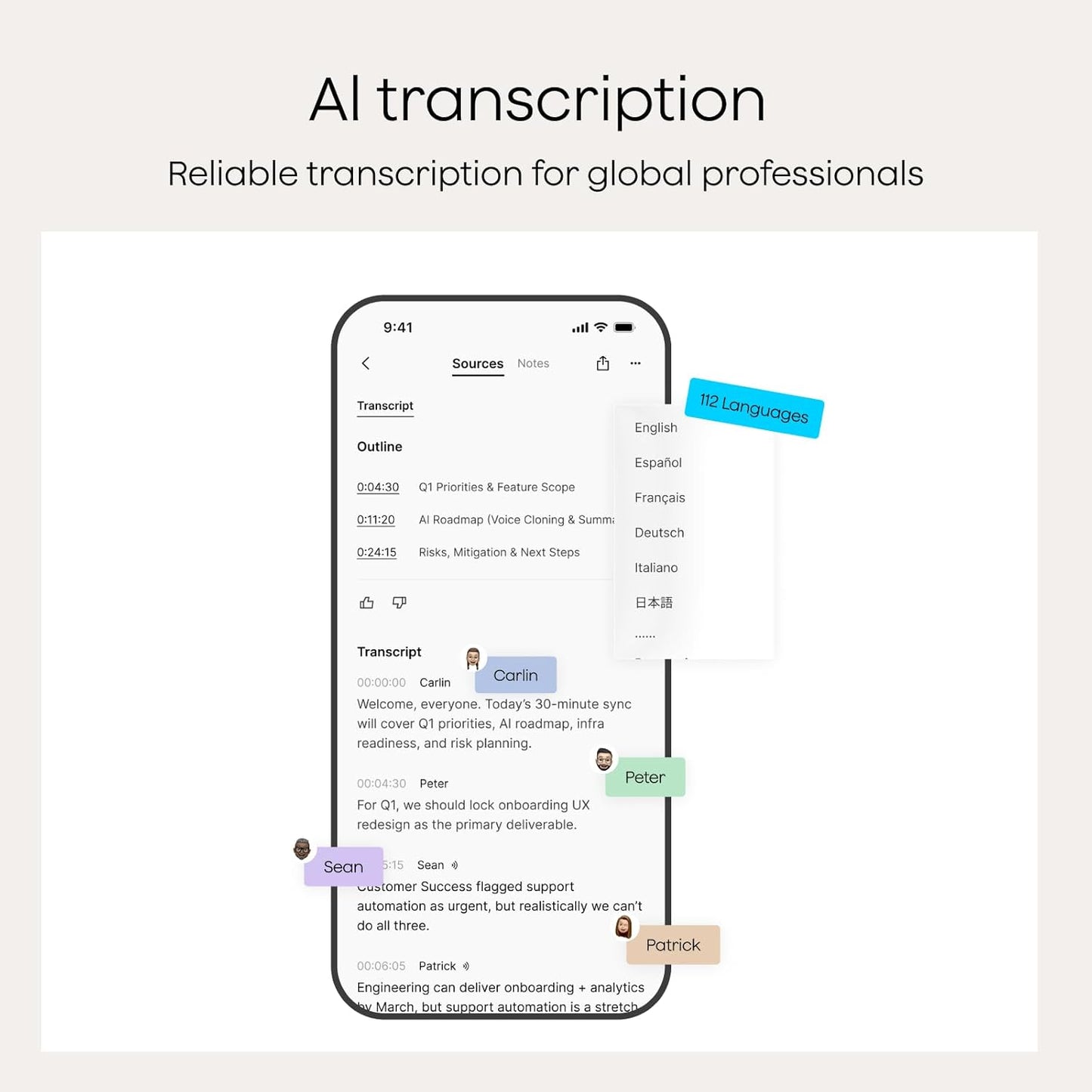 Grabadora de voz con IA Plaud NotePin S