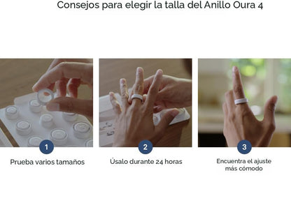 Oura - Kit de medición de tallas para anillo Oura Ring 4