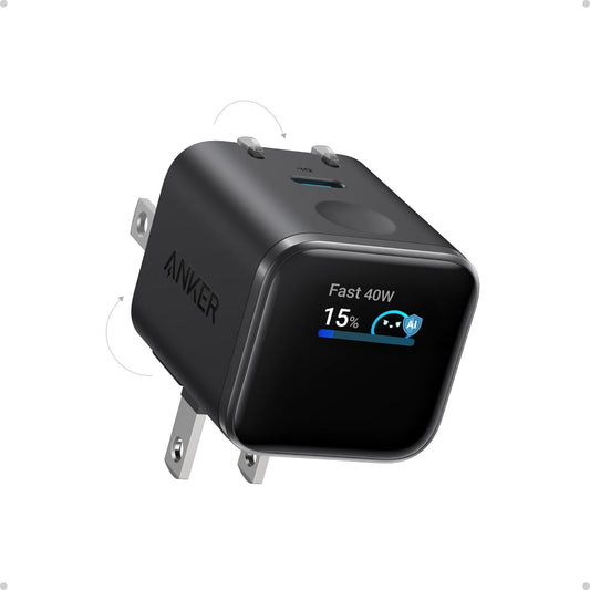 Anker Smart Display  USB C Charger Block, 45W