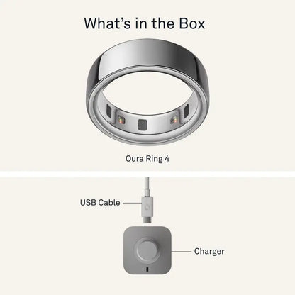 Oura ring 4 Silver, anillo inteligente