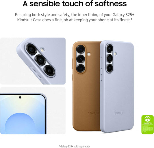 Samsung Kindsuit Galaxy S25 ultra/S25+, Forro de Cuero vegano