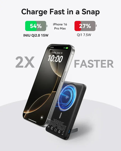 INIU - MagPro Slim 5K Qi2 Power Bank